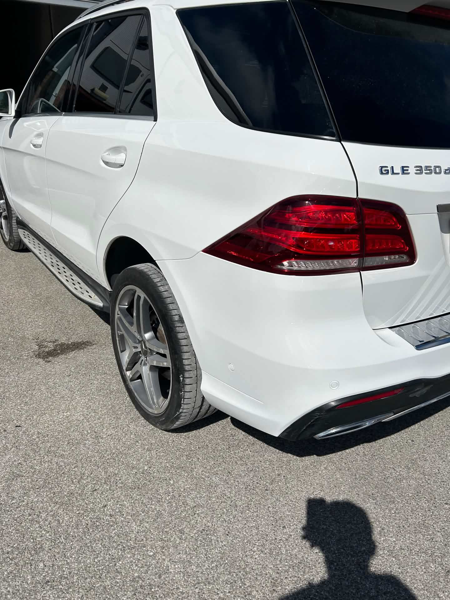 Car bodywork after repair, finished